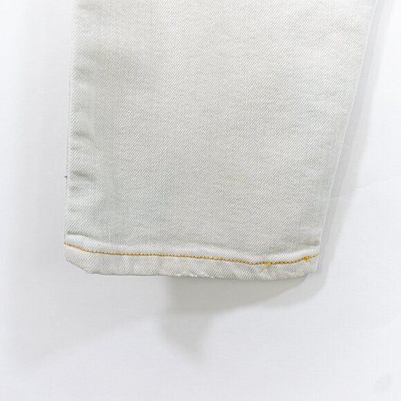 Levis 550 Relaxed Tapered Jeans Custom Embroidered Flower Smiley Face - Picture 4 of 13